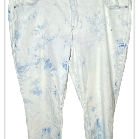 Old Navy Rockstar Super Skinny Ankle Jeans 18 Petite Light Blue Distressed - Picture 14 of 14